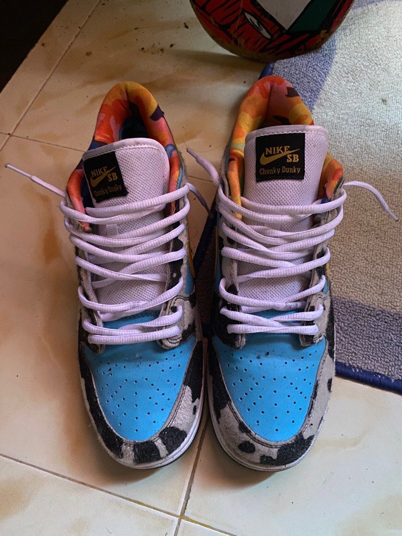 chunky dunky nike sb on feet