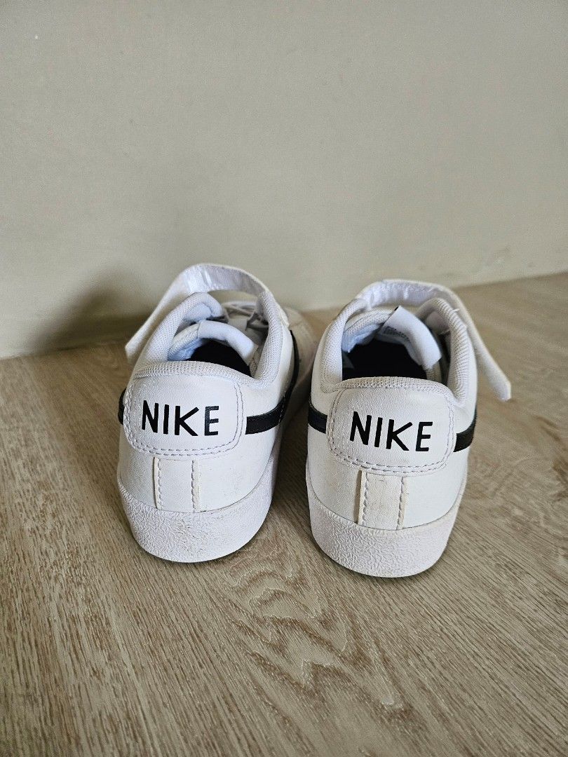 white velcro nikes