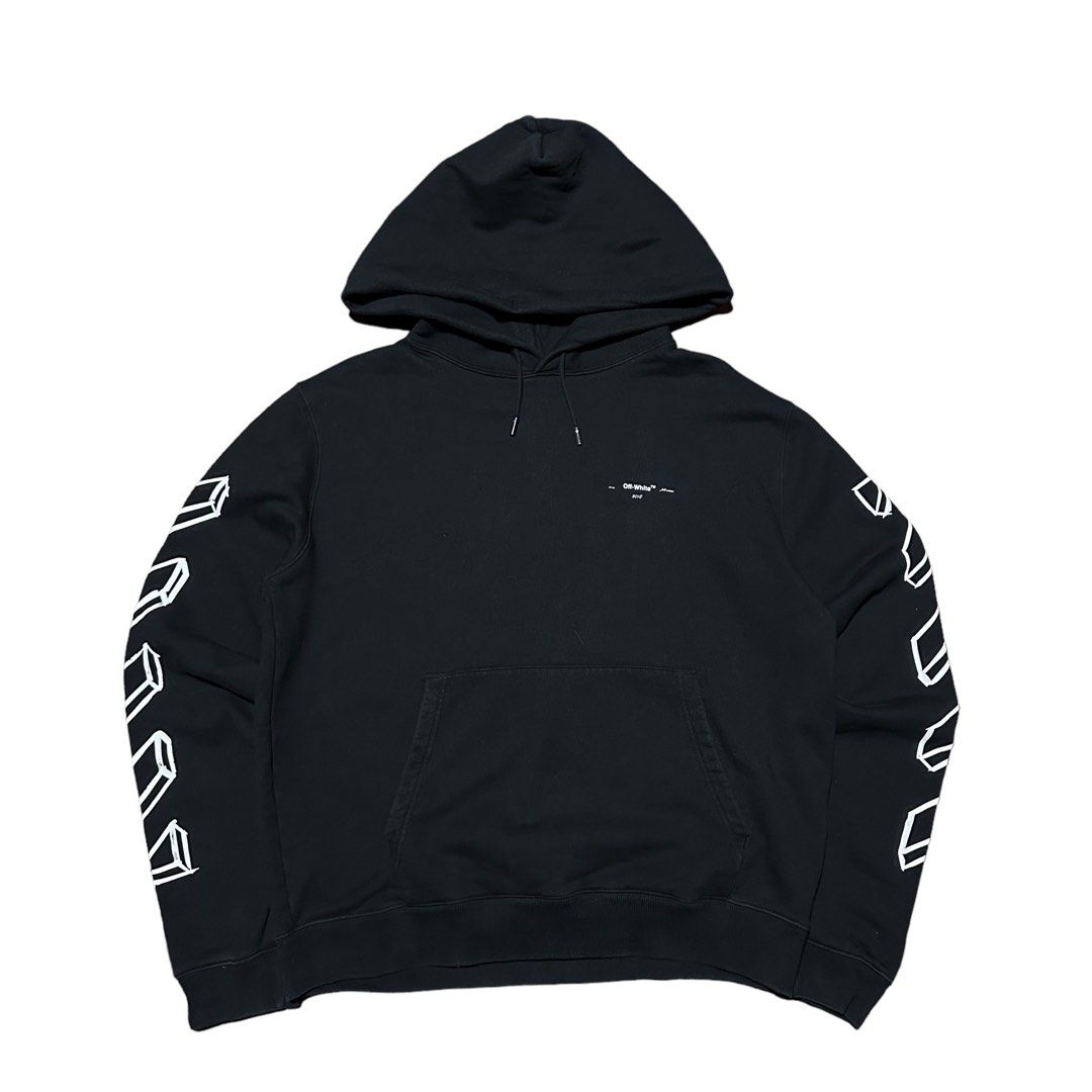 Black diagonal marker arrows store sweatshirt