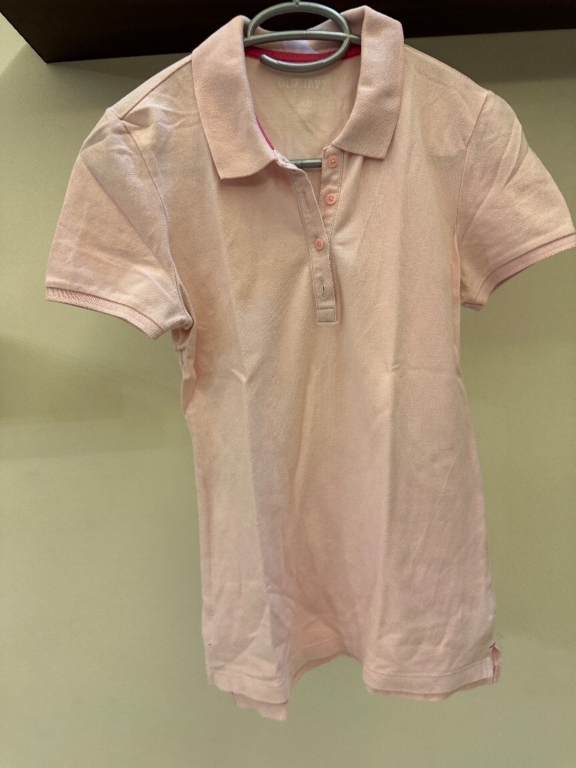 Old Navy Pink Polo Shirt Women s Fashion Tops Shirts on Carousell