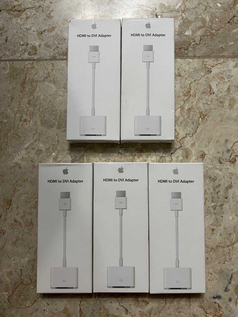 Original Apple Dvi To HDMI Adaptor Adapter (Category: Cables & Adaptors) located in Manila. Submitted by razelysonn (Listing ID 1275208114, Image 1). Description: 3pcs available, all original.