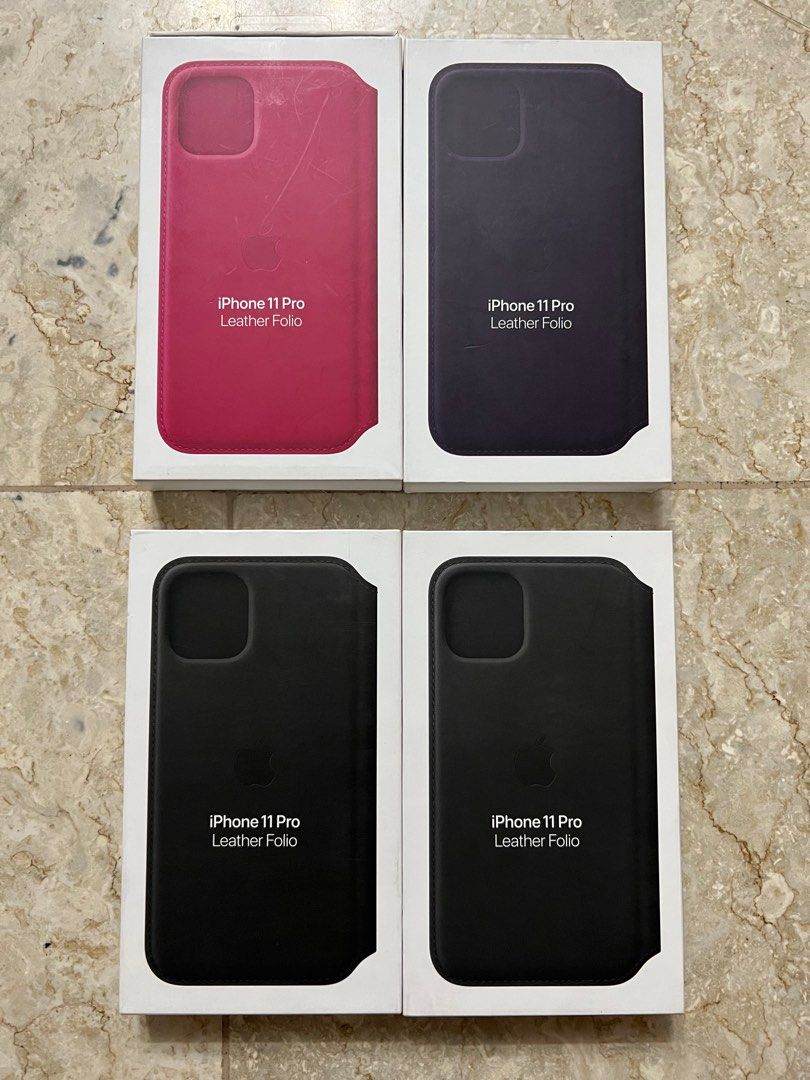 Original Apple iPhone Leather folio Case for iPhone 11 Pro (Category: Cases & Sleeves) located in Manila. Submitted by razelysonn (Listing ID 1275212053, Image 1). Description: .
