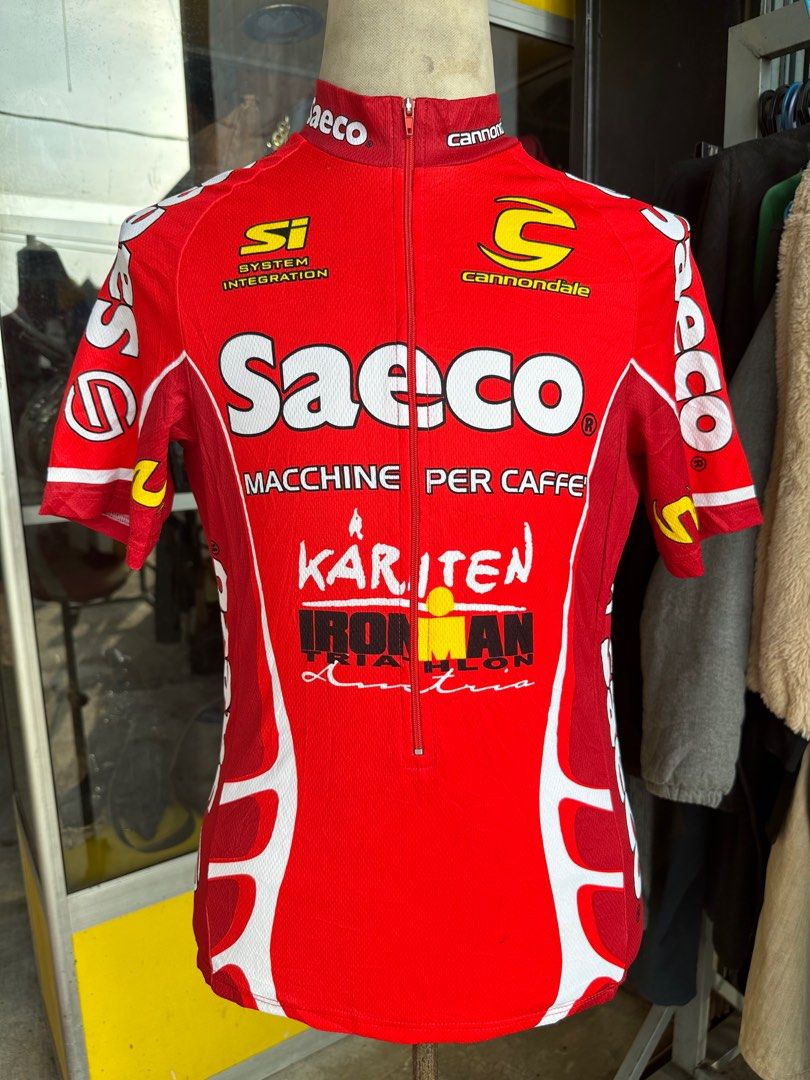 Maillot Cycliste Vintage Cannondale Saeco Valli & Valli - Taille M - Homme - Excellent état