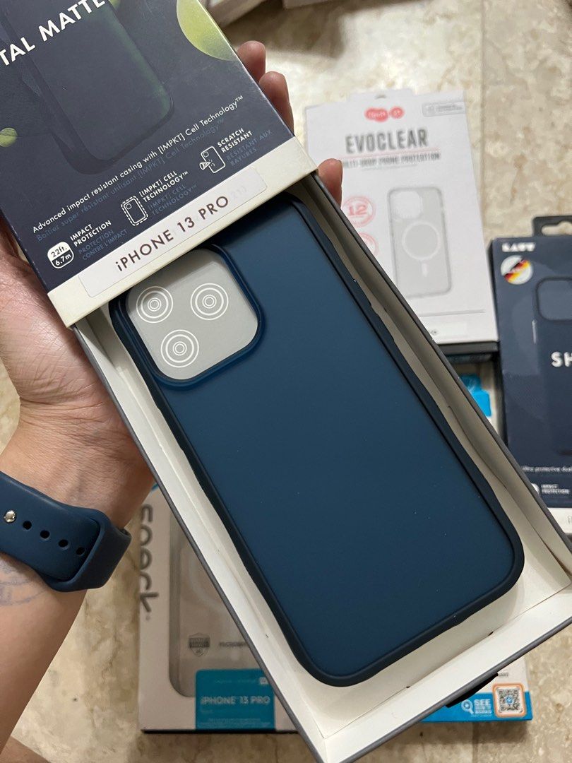 Original Cases for iPhone 13 Pro [Tech21, Laut, Speck, Catalyst] (Category: Cases & Sleeves) located in Manila. Submitted by razelysonn (Listing ID 1275209764, Image 2). Description: Sale Price List LAUT - 600 each Speck Magsafe - 1,200 each Catalyst - 1,000 each Tech21 Evo Clear Magsafe - 1,200 each.