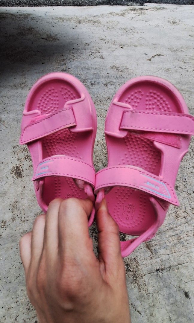 Original Crocs Swiftwater River Toddler Sandal Pink