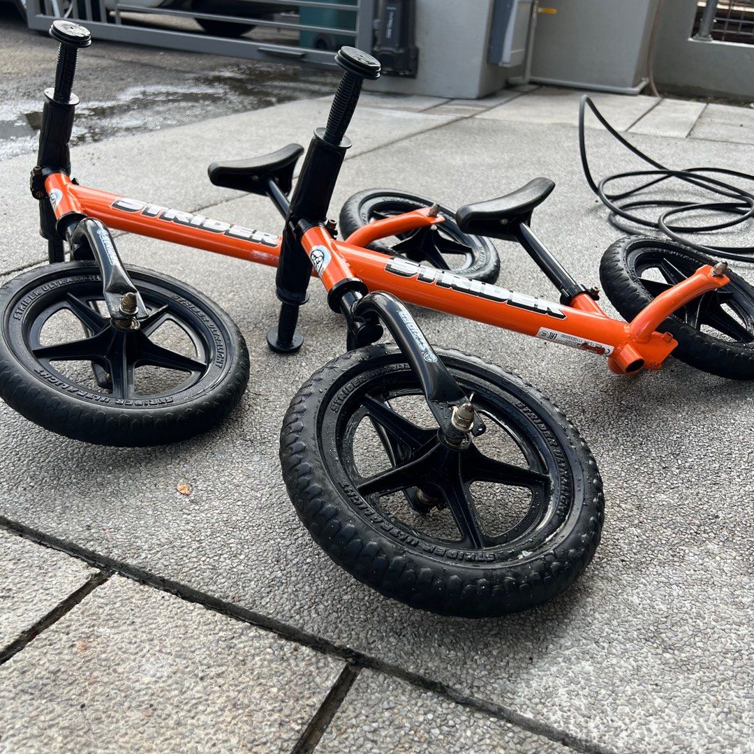 Original Strider 12 Sport Orange Balance Push Bike for kids