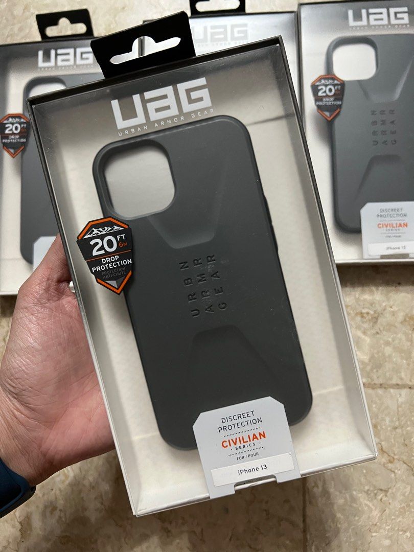 Original UAG Civilian Case for iPhone 13 (Category: Cases & Sleeves) located in Manila. Submitted by razelysonn (Listing ID 1275206954, Image 1). Description: Pm me, available ~ .