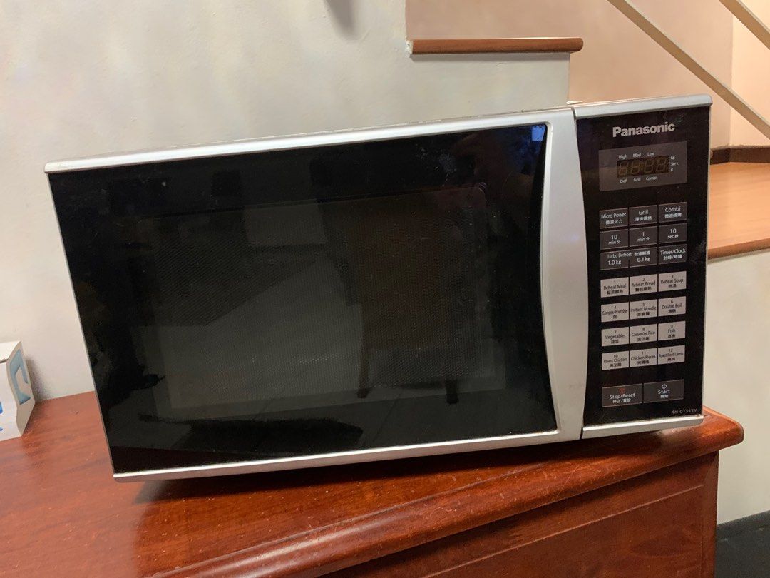 Panasonic Microwave NN-GT353M MWO 800W Grill 23L, TV & Home Appliances ...