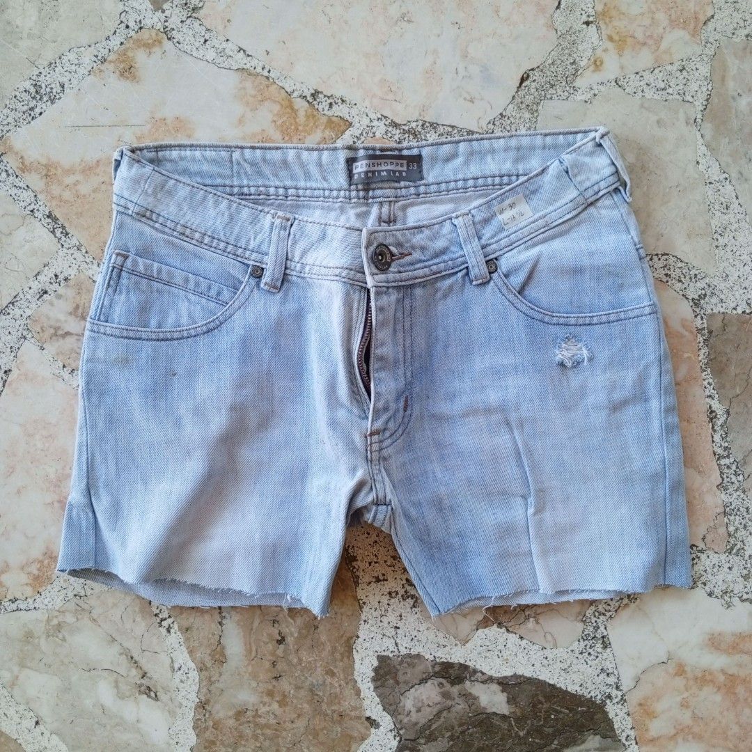 Penshoppe denim shorts for women online