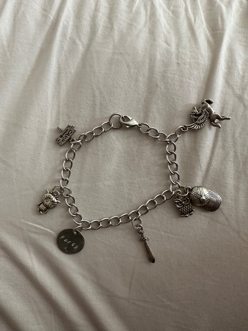 Percy Jackson Charm Bracelet Women s Fashion Jewelry Organisers Bracelets on Carousell