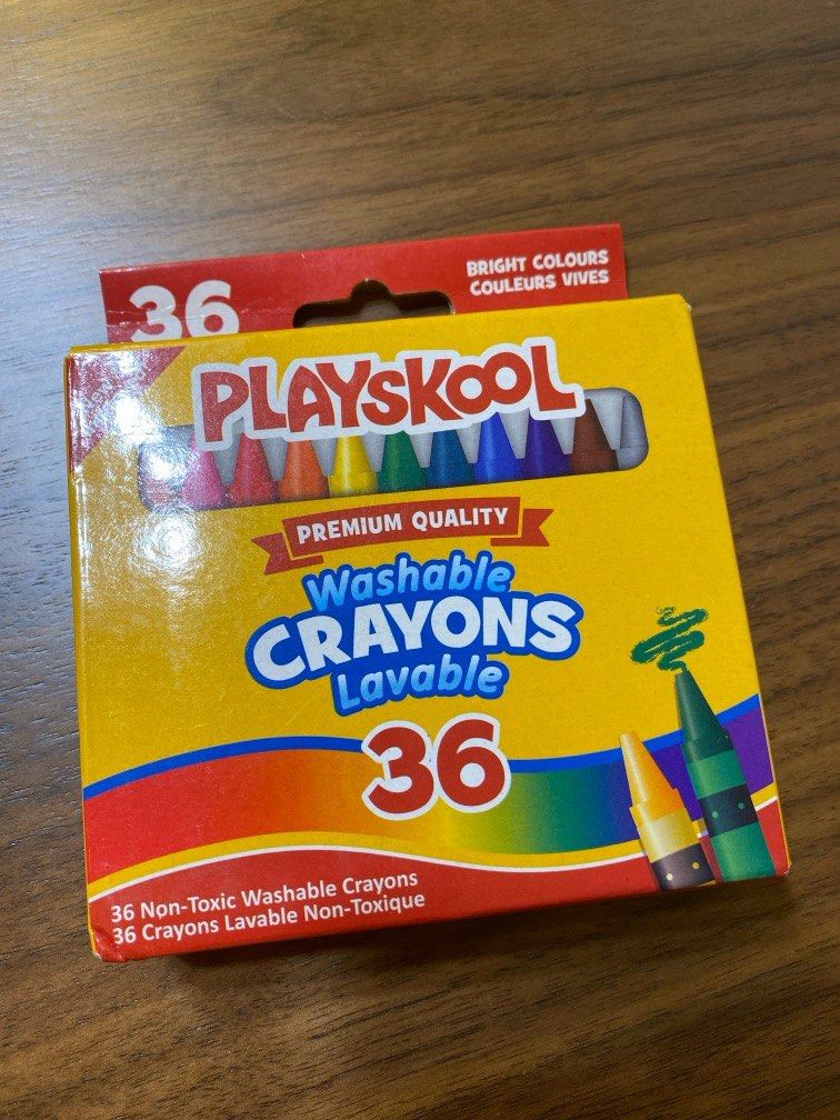 Playskool Washable Crayons - 16-Count