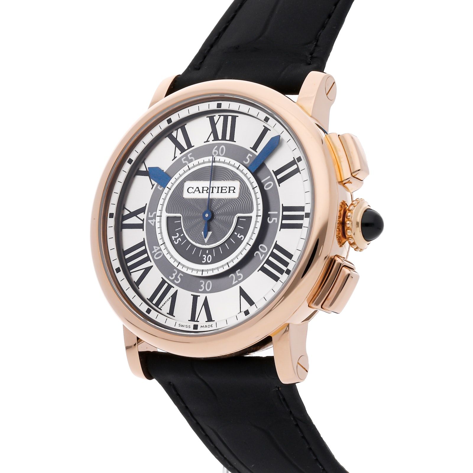 Cartier rotonde de new arrivals cartier central chronograph w1555951