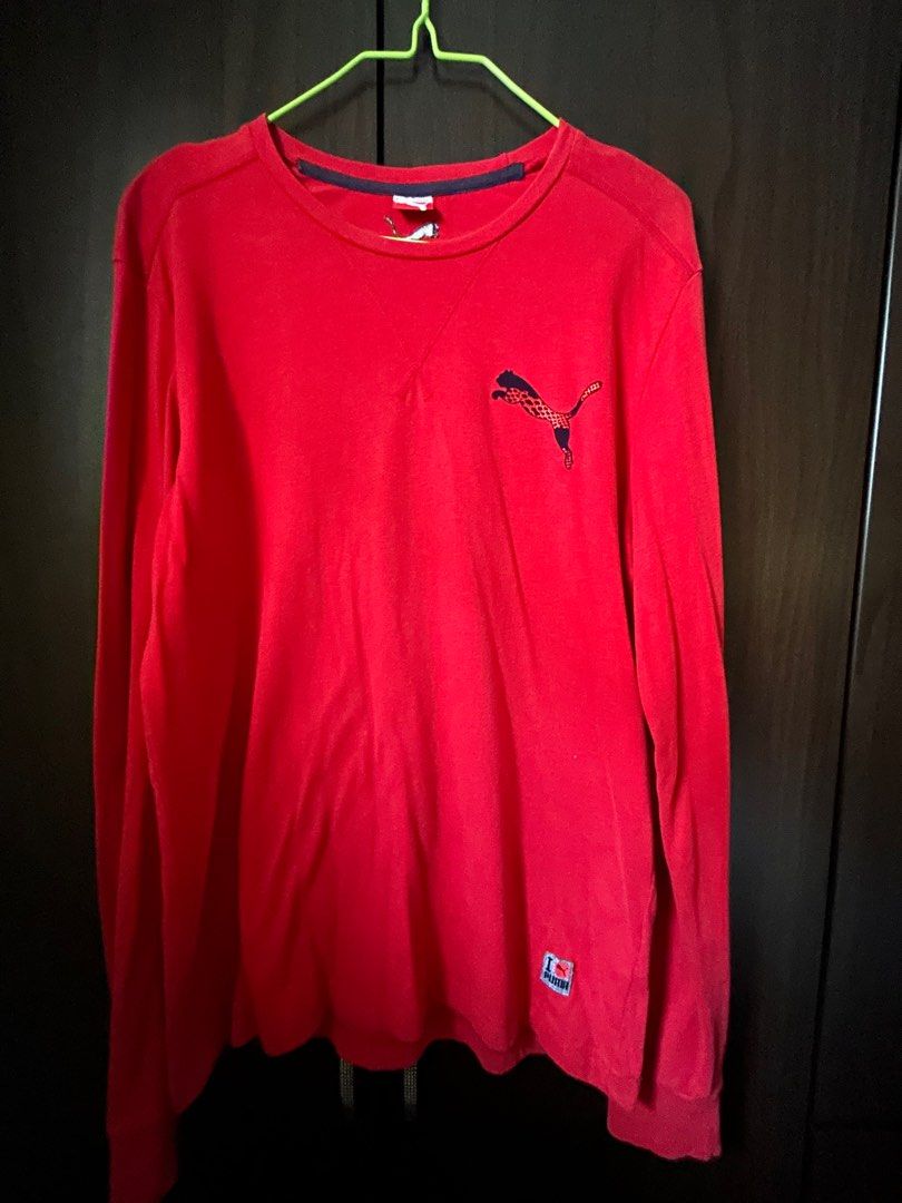 Red puma clearance sweater