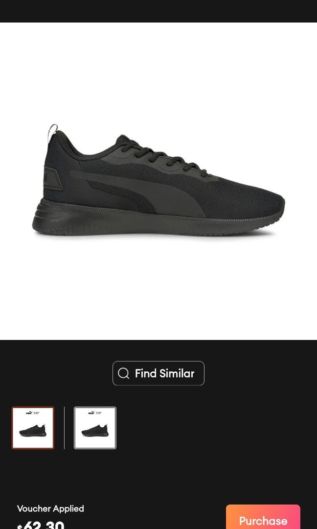 Puma flyer runner black store