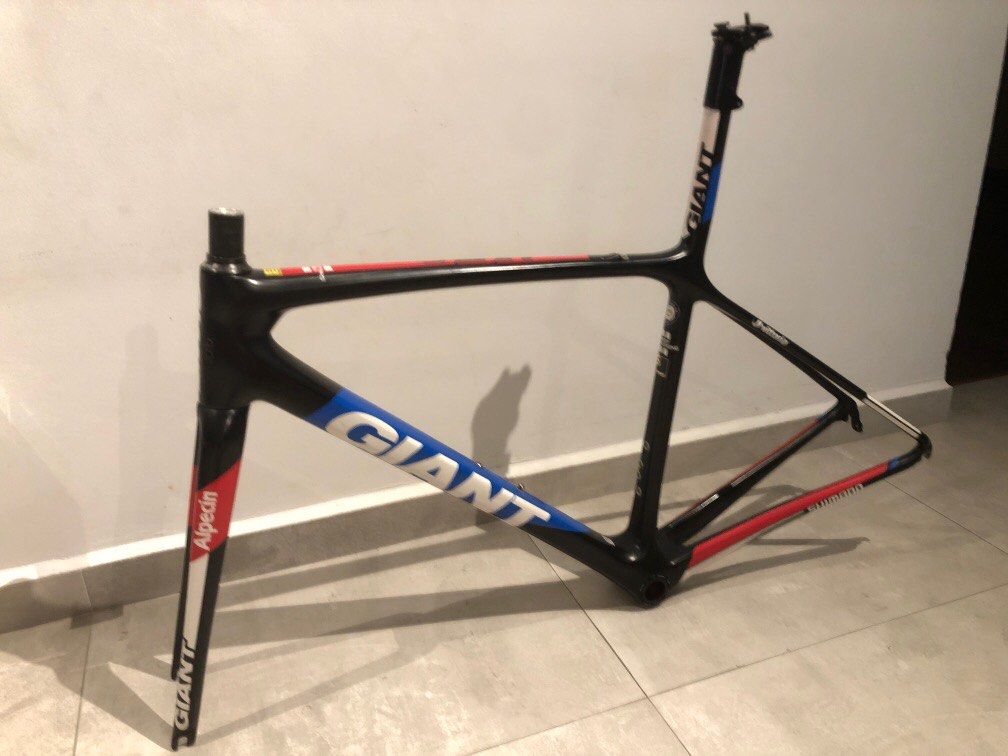 [RARE] Team GIANT-ALPECIN TCR ADVANCED SL frame SL Size S, Sports ...