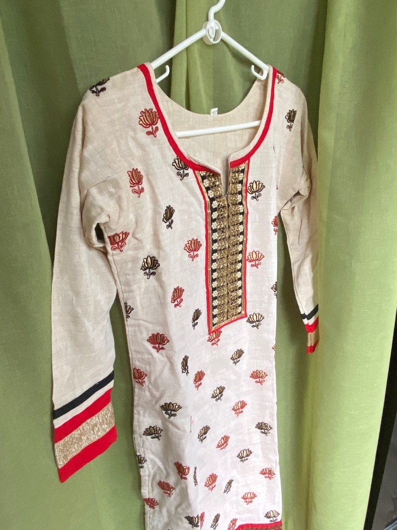 Red and black punjabi suit on sale