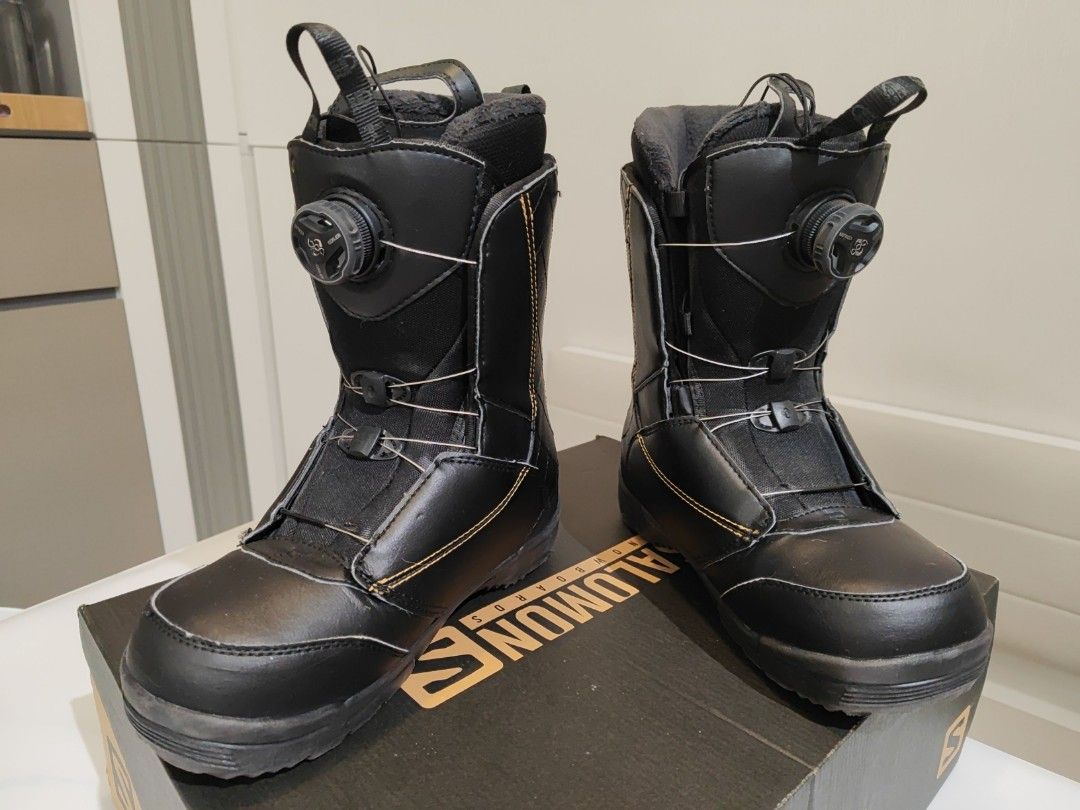 Salomon Pearl women snowboard BOA boots size 24.5cm 女裝單板滑雪鞋