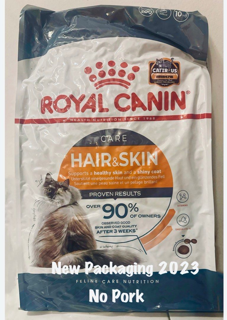 SAME DAY FREE DELIVERY ROYAL CANIN HAIR AND SKIN 4kg 10kg NO PORK AUTHENTIC