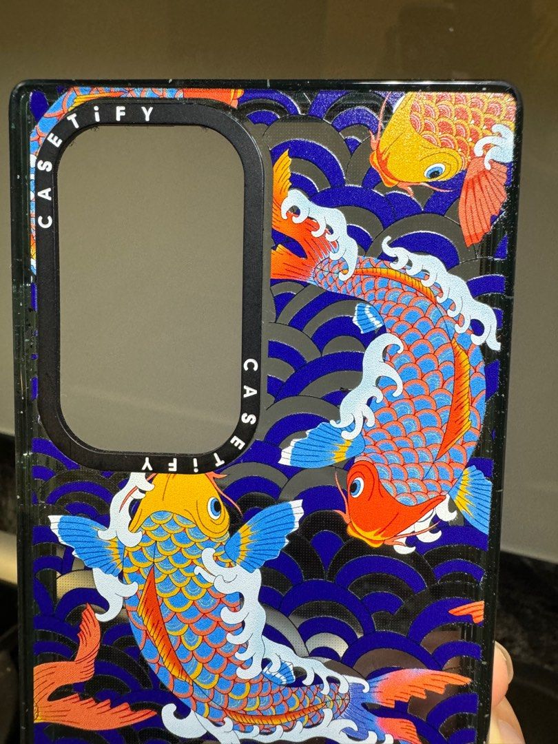 Samsung S23 Ultra casetify koi fish Japanese tattoo style, Mobile