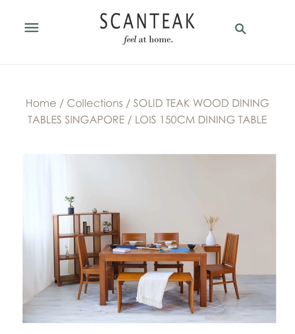 Scanteak dining set shop