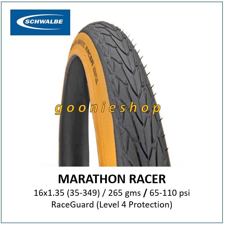 Schwalbe 16 inch 349 Marathon Racer Kojak One Evo Tyre for