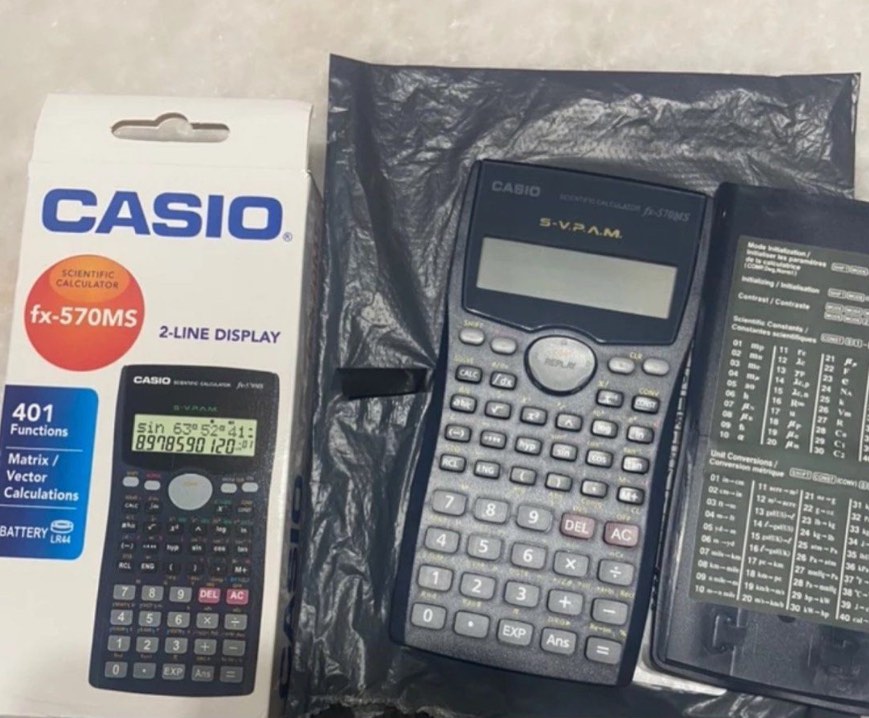Casio fx hotsell 570ms battery