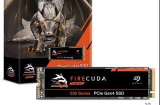 Seagate FireCuda 530 2TB Gen4 PCIe 4.0 Solid State Drive