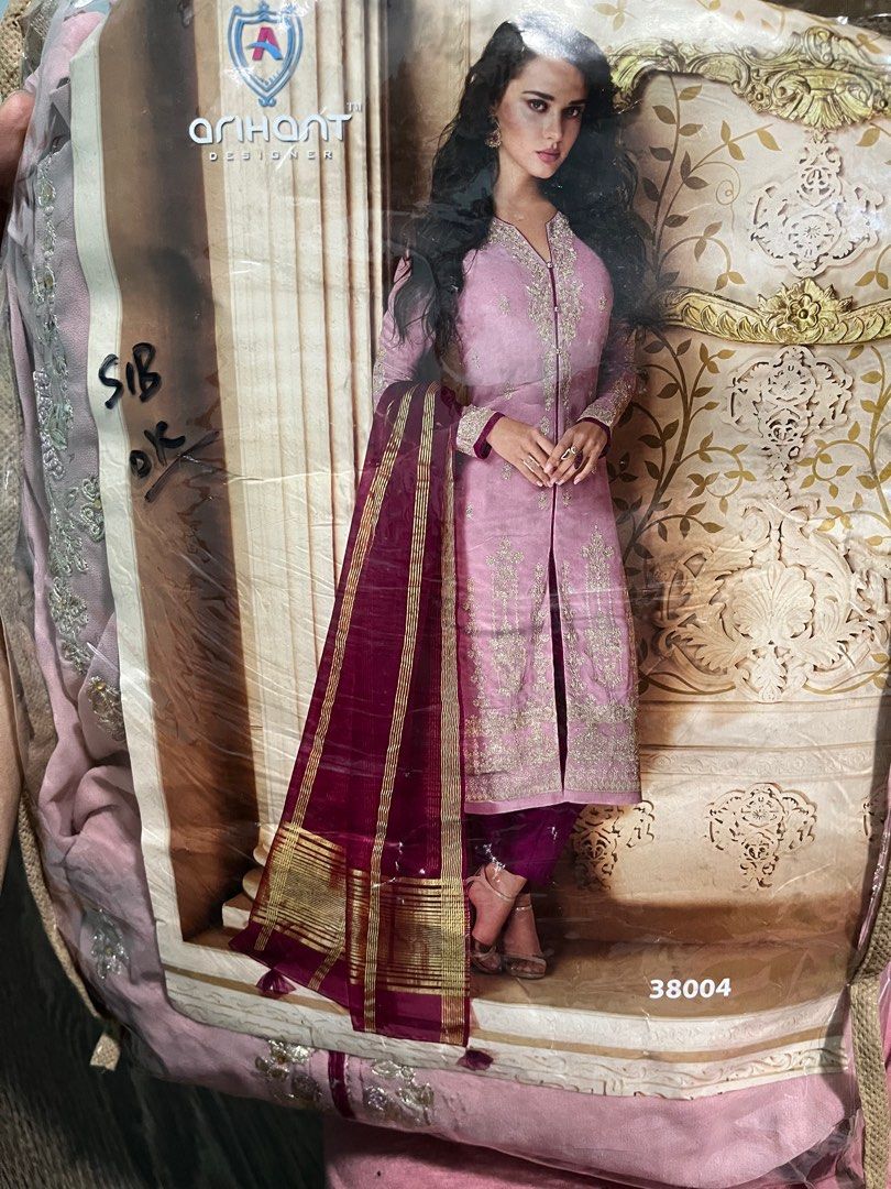 Semi stitched Punjabi suit