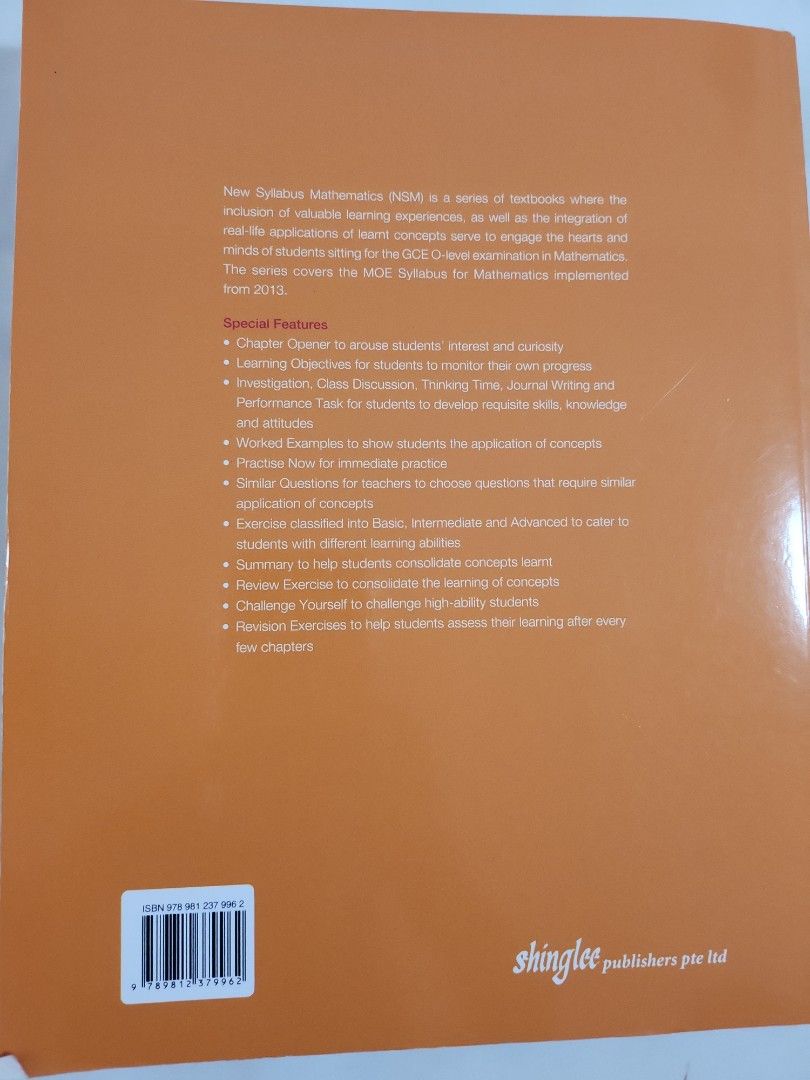 Shinglee New Syllabus Mathematics 7th Edition Hobbies Toys Books Shinglee New Syllabus Mathematics 7th Edition Hobbies Toys Books