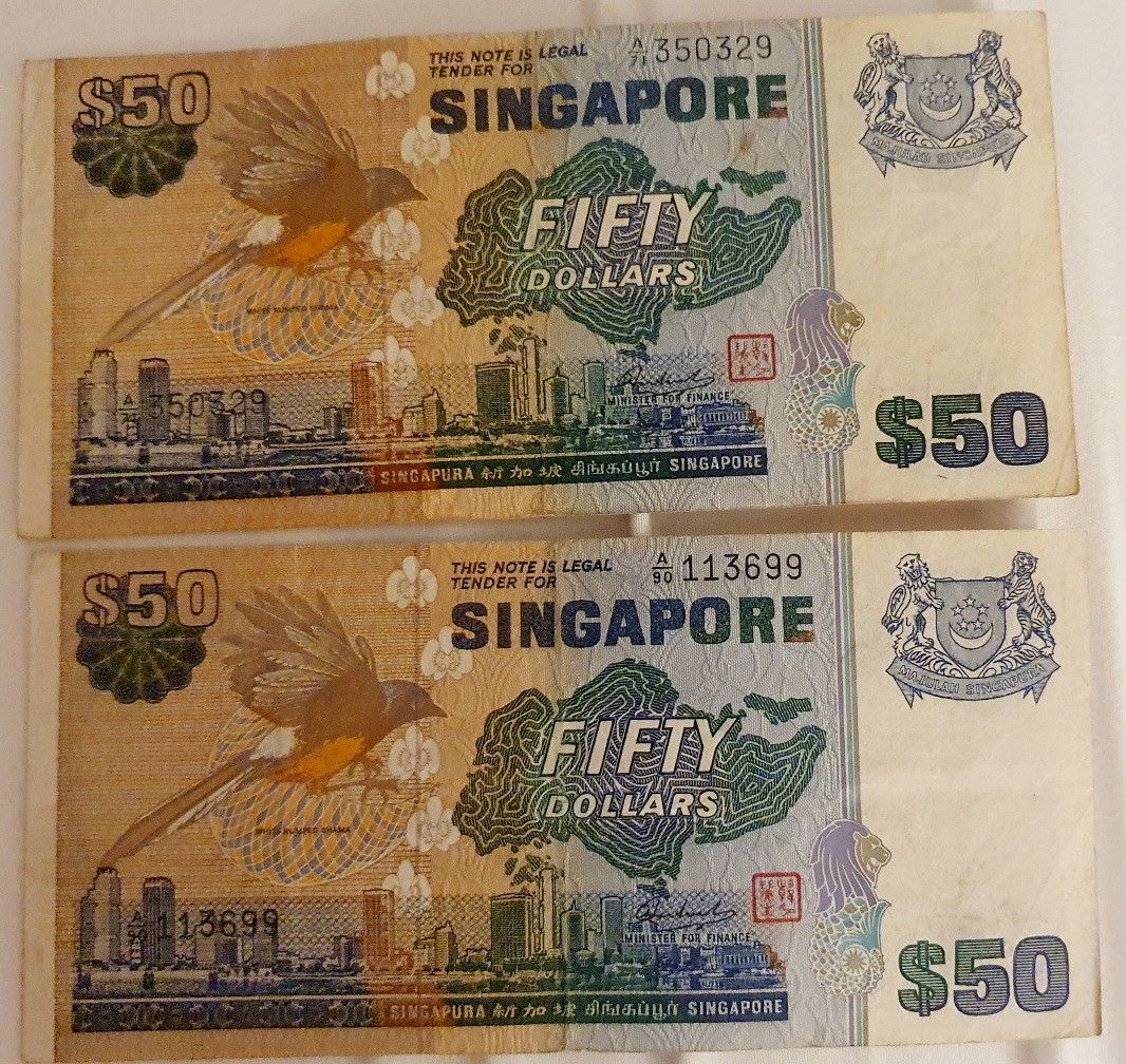 Singapore Old 50 Notes Hobbies Toys Memorabilia Collectibles singapore-old-50-notes-hobbies-toys-memorabilia-collectibles