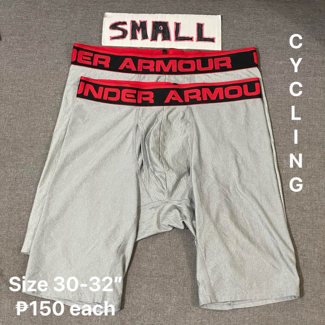 Size 30-32” UNDER ARMOUR Cycling Underwear, Men's Fashion, Bottoms,  Underwear on Carousell