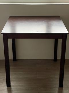 Square midcentury modern table