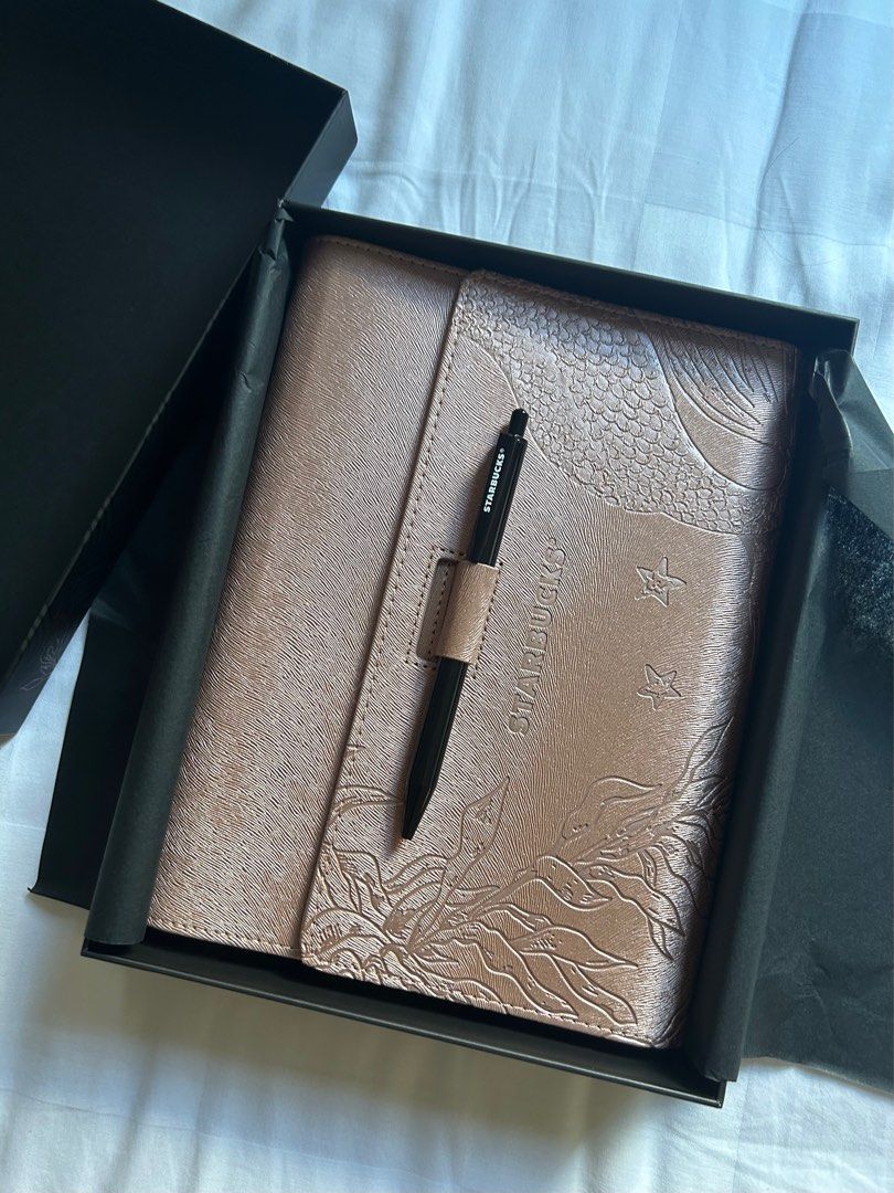 Starbucks 2024 Planner (Rose Gold ), Hobbies & Toys, Stationary & Craft