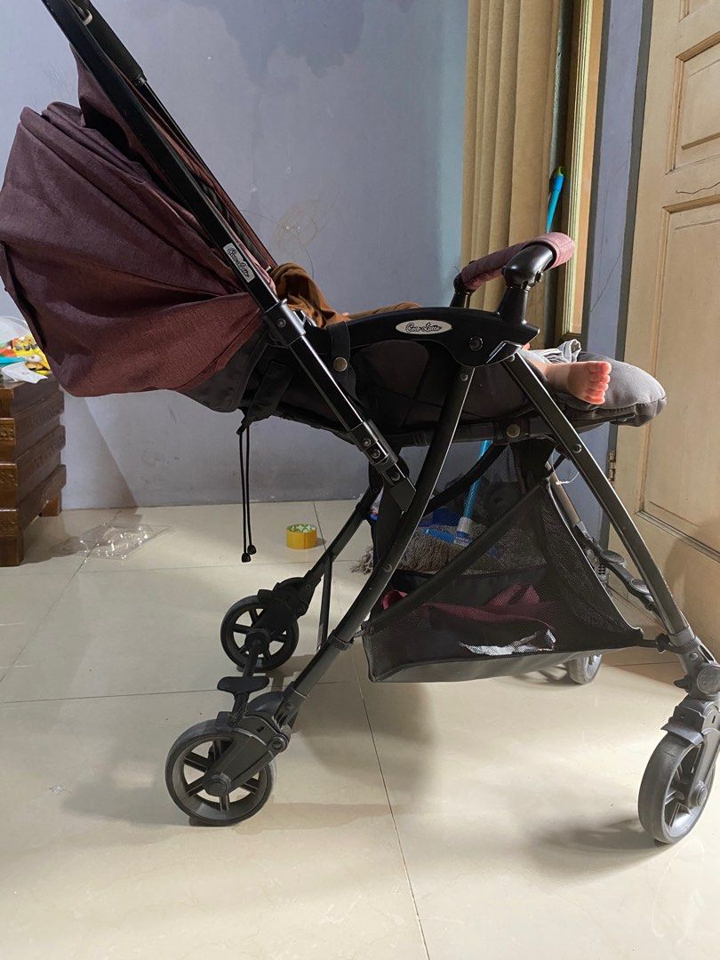 Stroller cocolate wi lite bisa hadap depan belakang Bayi Anak