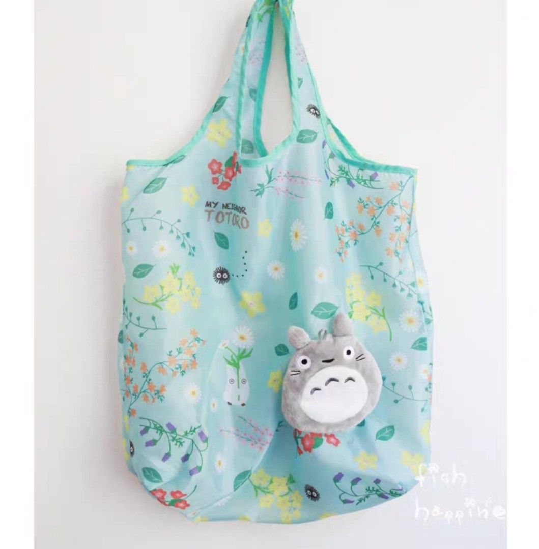 (Ready Stock from Japan 🇯🇵) Studio Ghibli My Neighbour Totoro Eco Tote Bag- Super light weight, bought in Japan. Great for supermarket, back up shopping bag for daily use, can be used as a keychain on bags too (Category: Tote Bags) located in Singapore. Submitted by oddball.fishes (Listing ID 1275214795, Image 1). Description: Ready Stock from Japan 🇯🇵 Studio Ghibli Totoro Tote Bag- Super light weight, bought in Japan. Great for supermarket, 