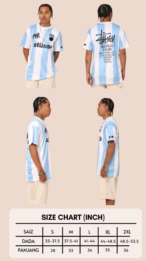 Stussy jersey sales