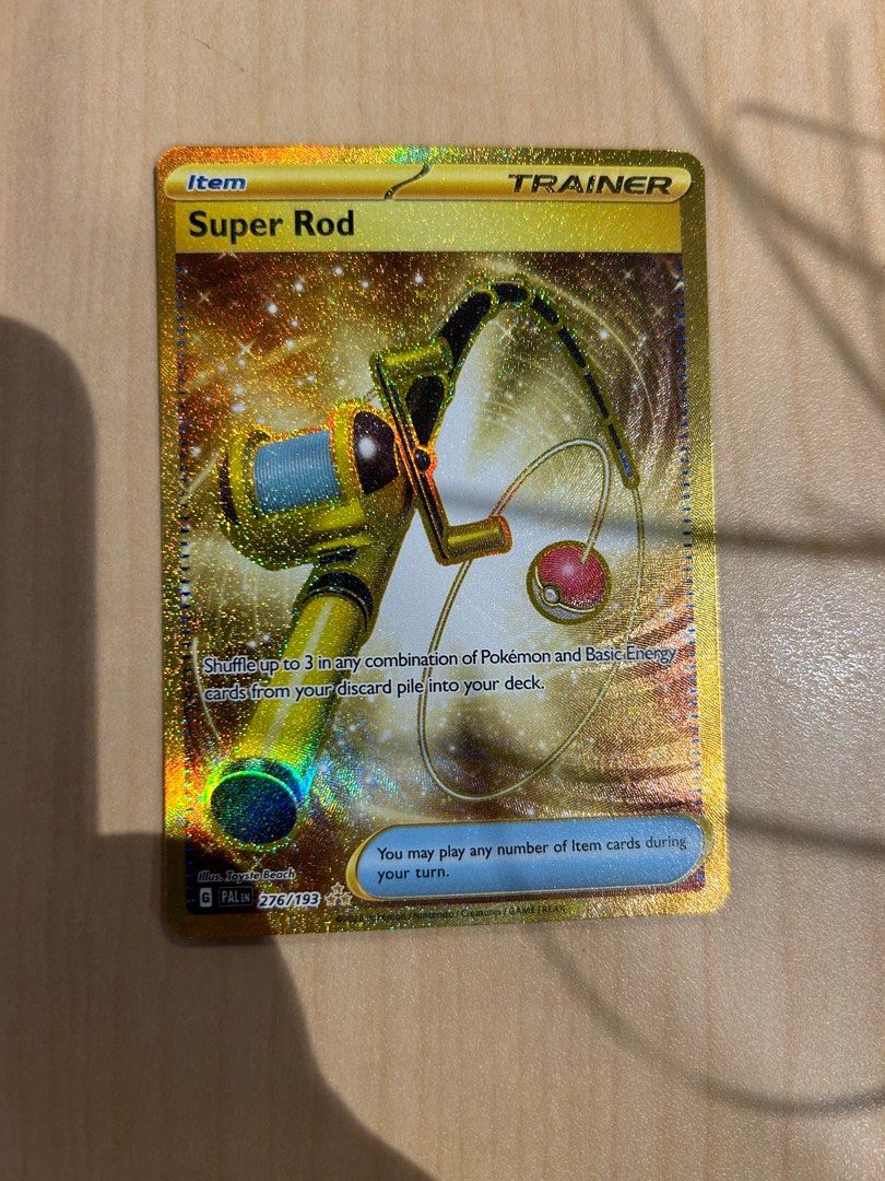 gold super rod pokemon card Pokemon - Super Rod 276/193 - Paldea Evolved main image 0