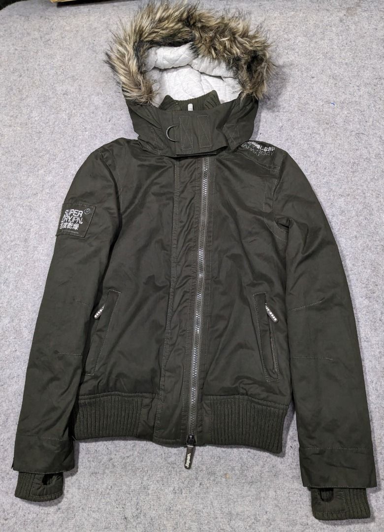 Superdry womens microfibre windbomber jacket army hotsell