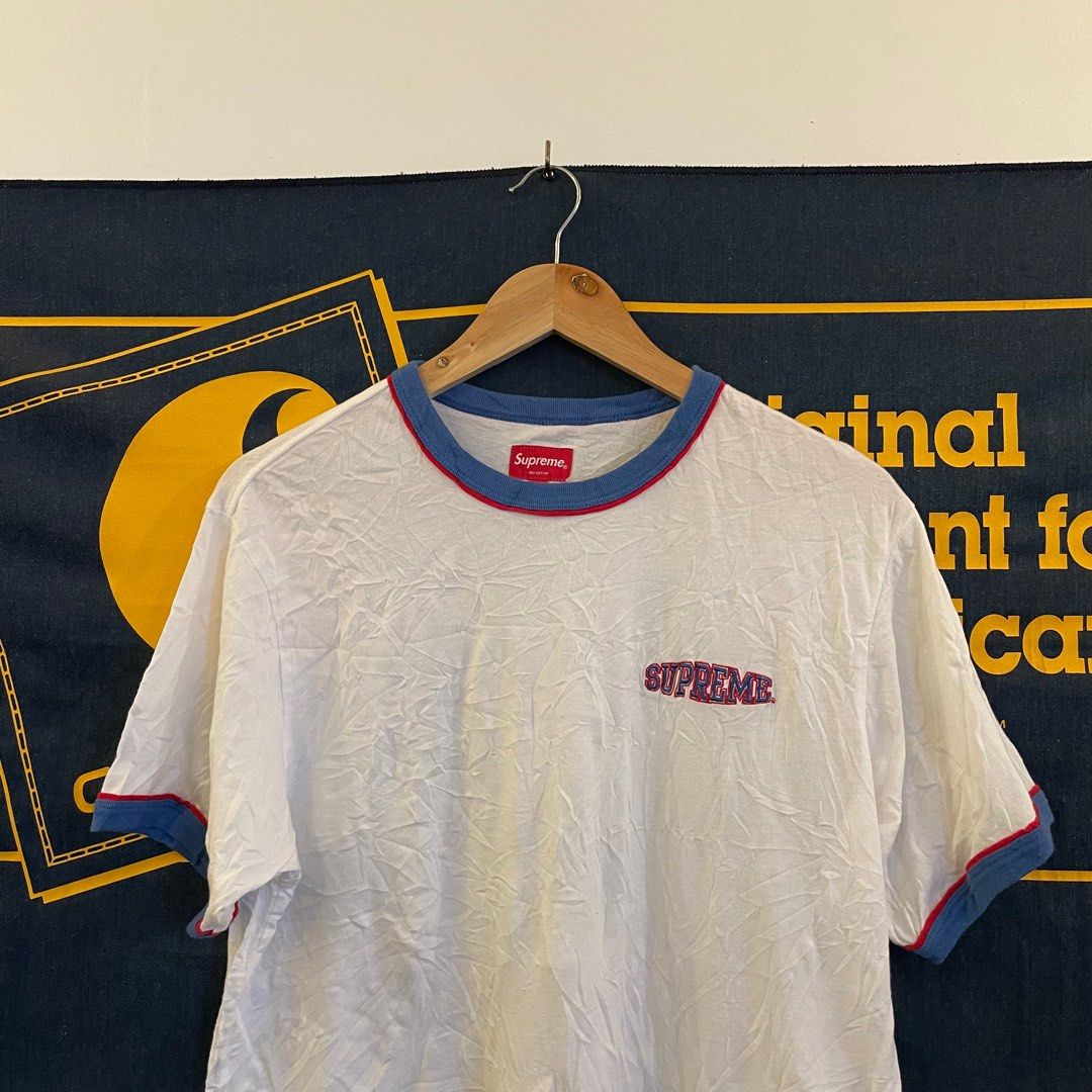 Supreme piping ringer tee online