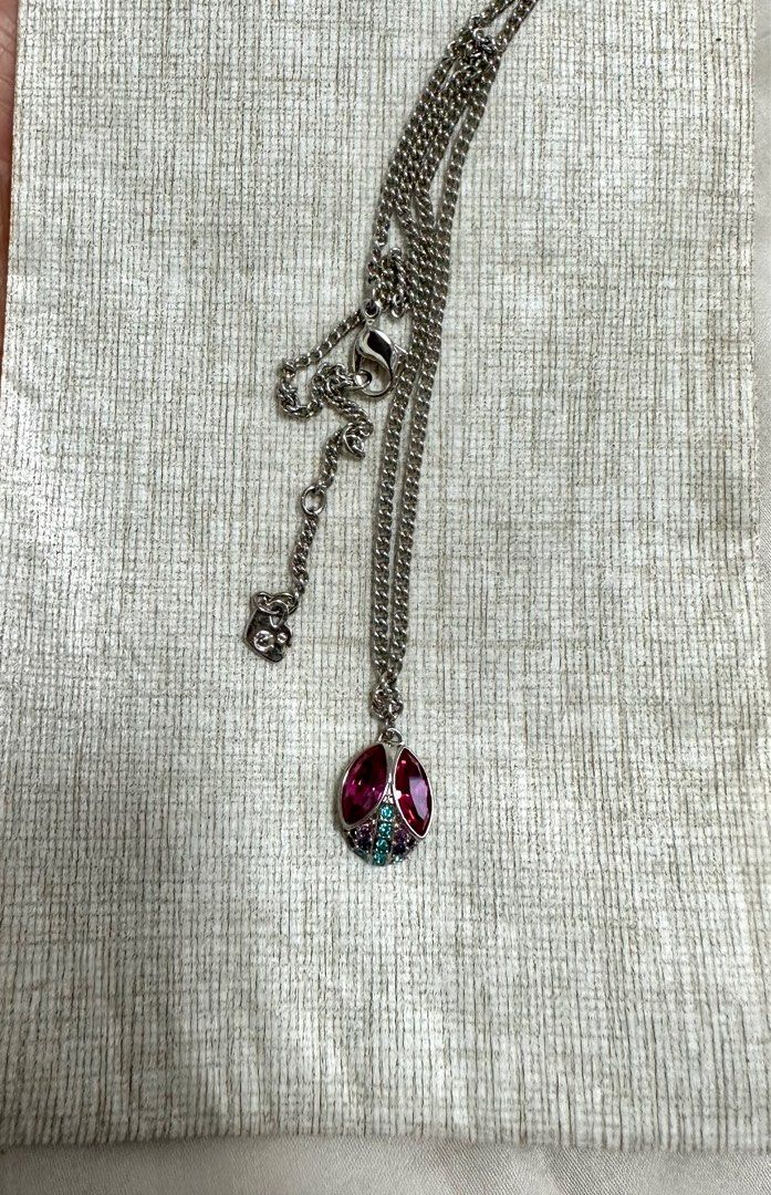 Swarovski ladybird necklace new arrivals
