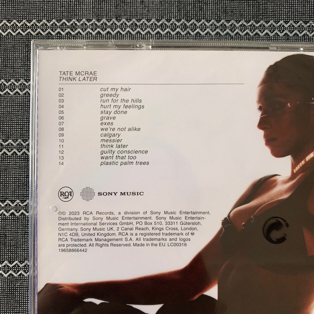 Tate McRae - Think Later [Imported Edition] CD, Hobbies & Toys, Music ...