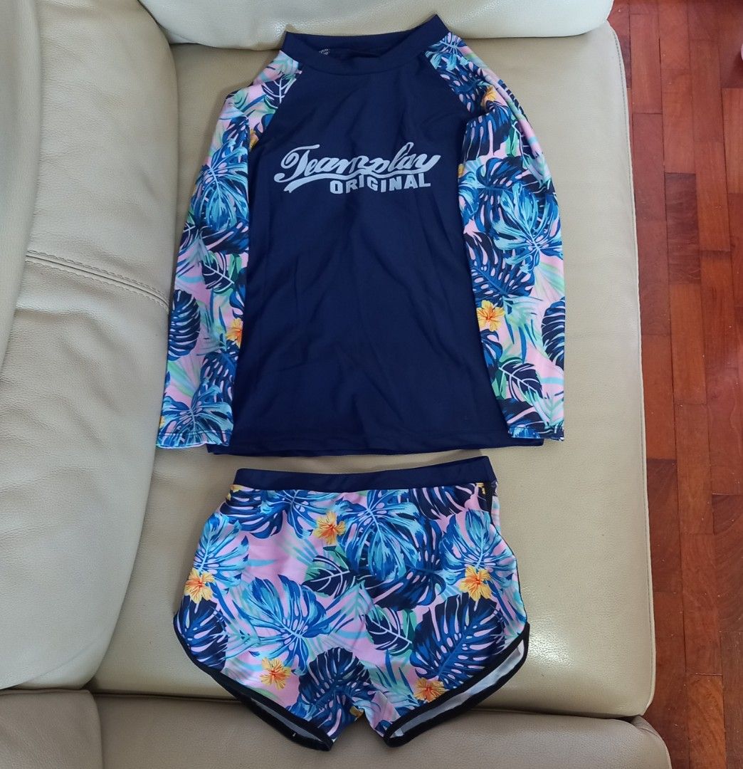 Team player Original Swimsuit for Girls size 3XL 8 9 years old