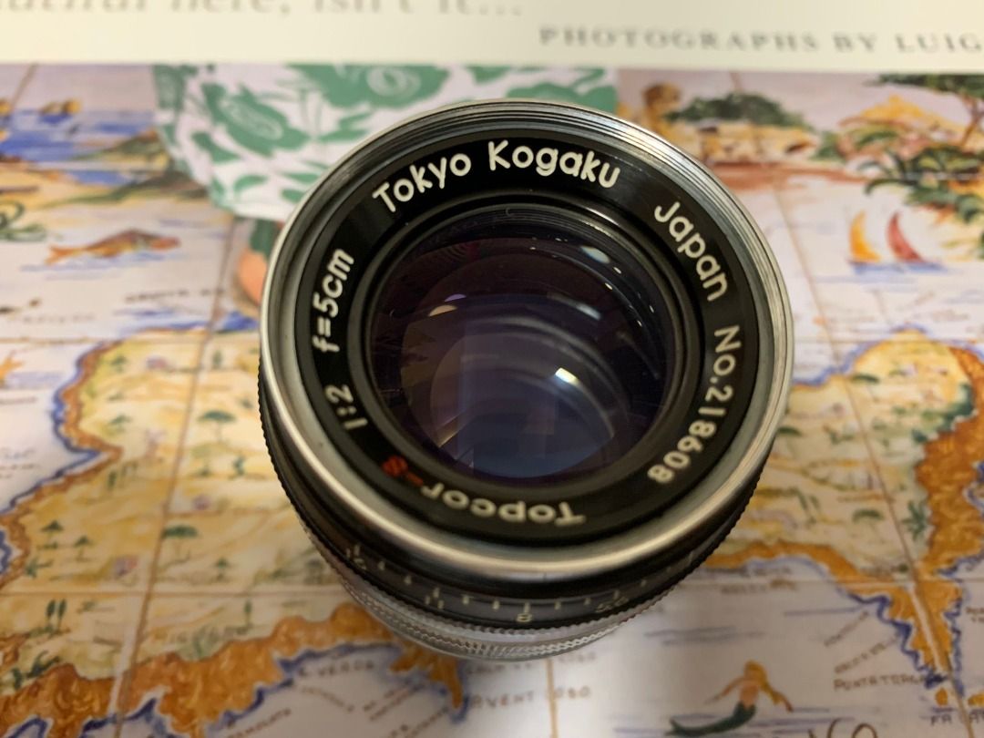 Tokyo Kogaku Topcor S 5cm 50mm F2 Leica L39 LTM, 攝影器材, 鏡頭及