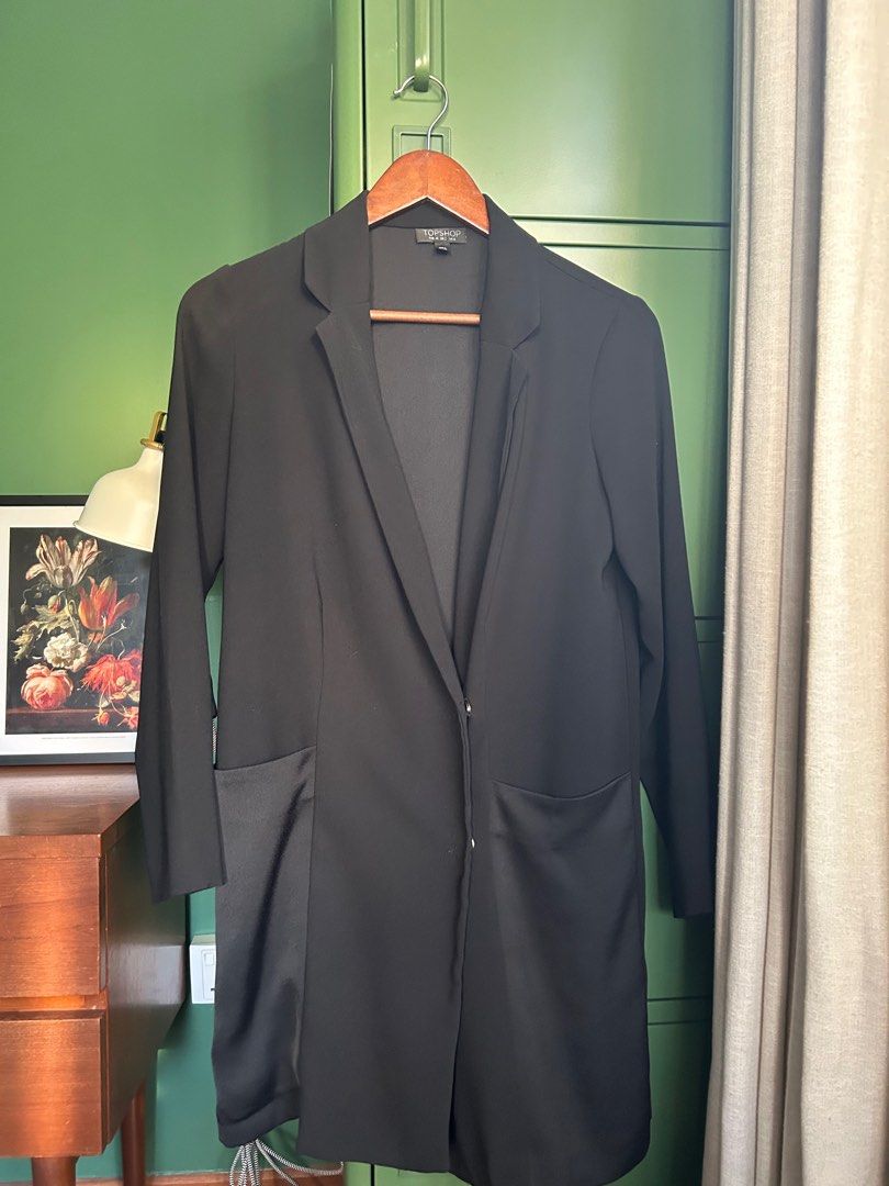 Topshop best sale black blazer
