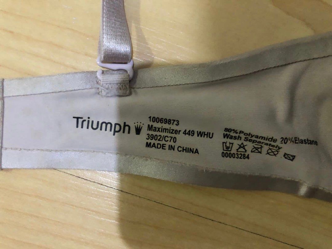 Triumph Brand New INVISIBLE INSIDE-OUT NON-WIRED PUSH UP DEEP V