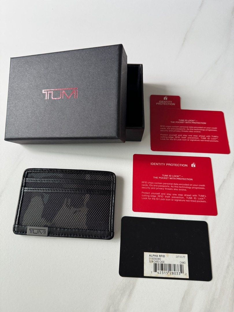 Tumi id lock slim card case shop
