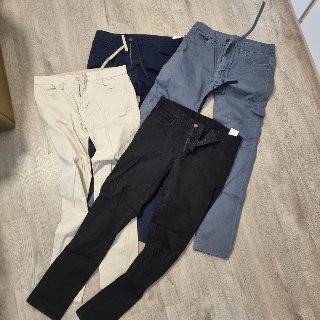 Uniqlo skinny 2025 tapered low