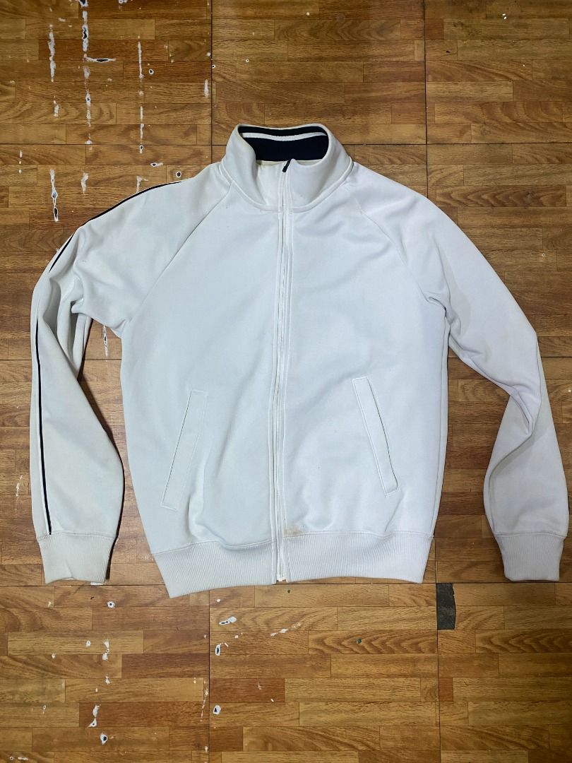 Uniqlo White Track Jacket