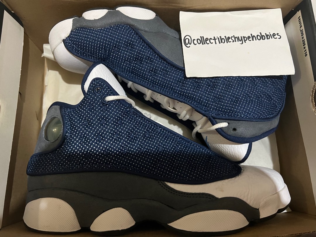 US 6Y Air Jordan 13 Retro GS Flint Women s Fashion Footwear