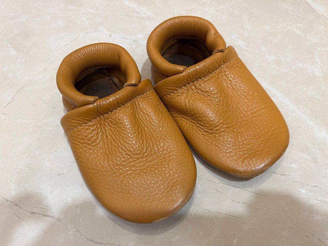 Handmade leather baby shoes sale